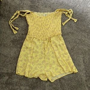 Yellow romper